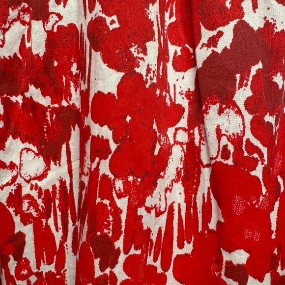 NWT AURETA Square-Neck Corset A-Line Dress Red M - Picture 13 of 13